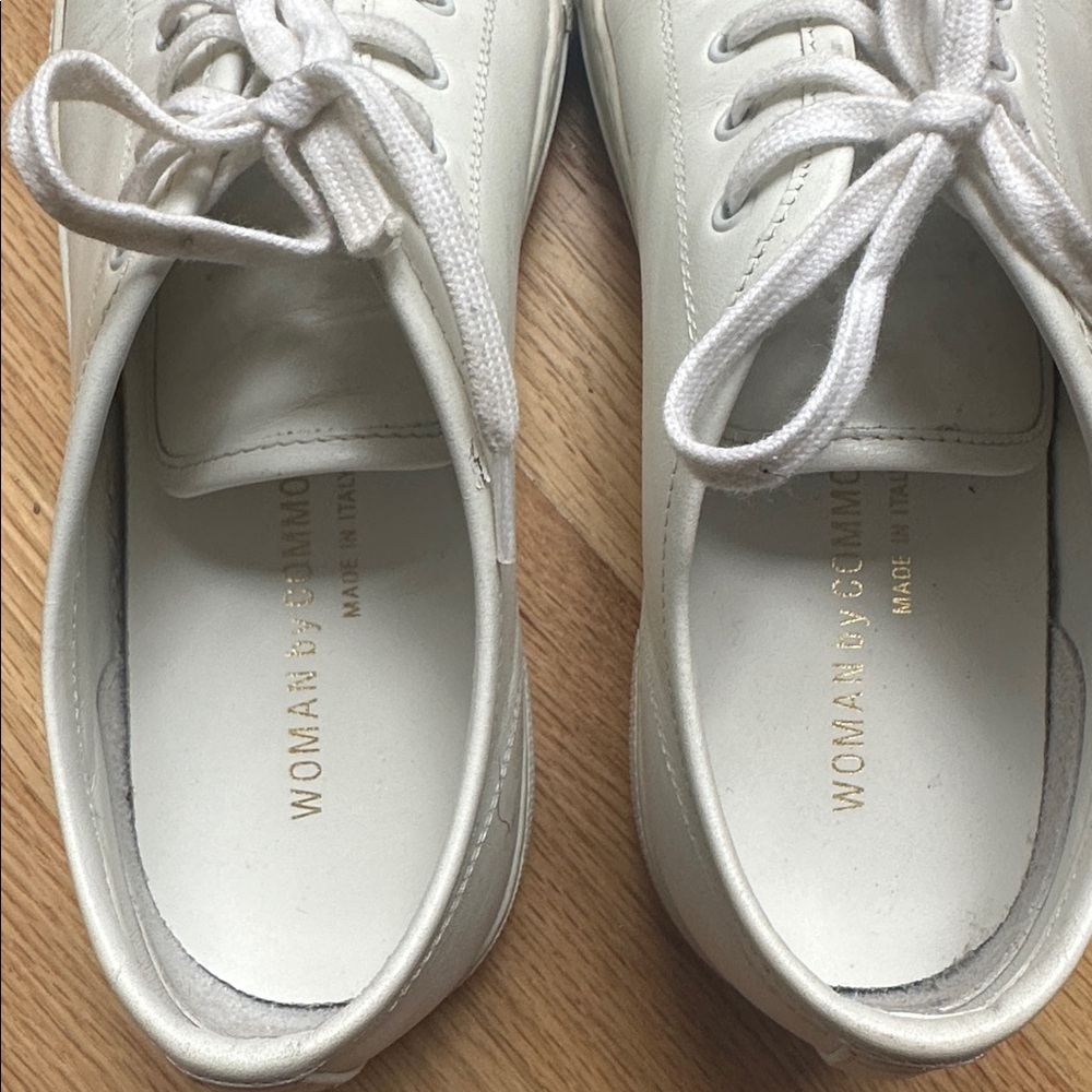 Authentic Common Projects Leather Platform Sneake… - image 6